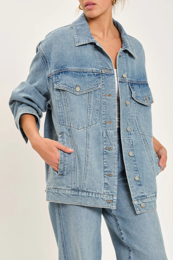 DAZE: BEAU BOYFRIEND JACKET IN LATER