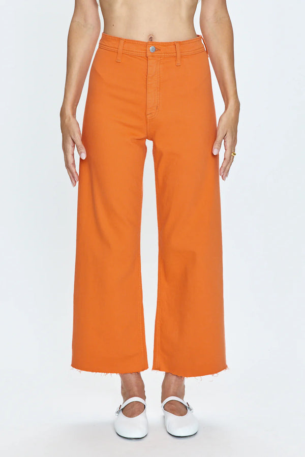 PISTOLA: PENNY CROP HIGH RISE WIDE LEG