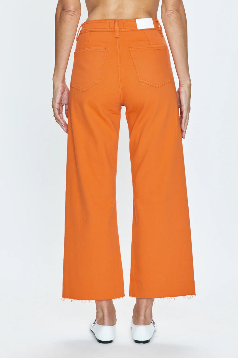 PISTOLA: PENNY CROP HIGH RISE WIDE LEG