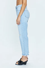 PISTOLA:  CASSIE CROP SUPER HIGH RISE STRAIGHT CROP