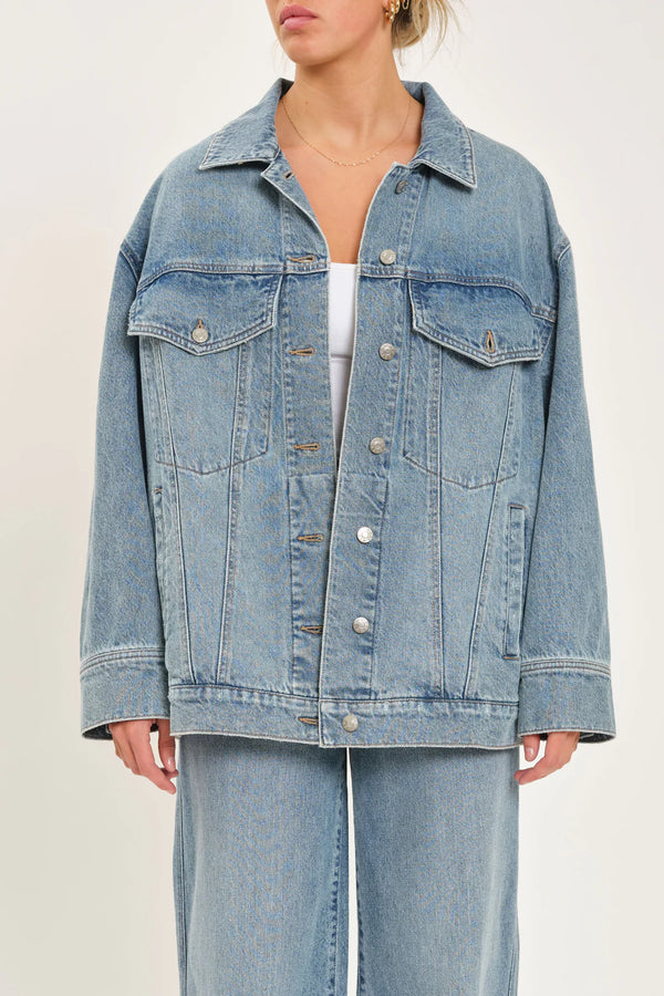 DAZE: BEAU BOYFRIEND JACKET IN LATER