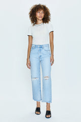 PISTOLA:  CASSIE CROP SUPER HIGH RISE STRAIGHT CROP