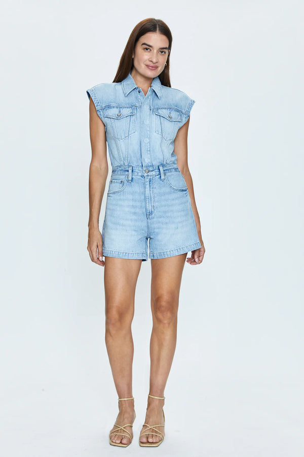 PISTOLA: LENNOX ROMPER - SHORT SLEEVE