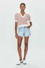 PISTOLA: KENNEDY RELAXED MID RISE CUT OFF SHORT